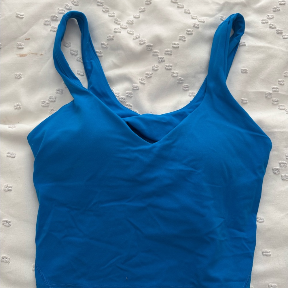 Vibrant Blue Lululemon Align Top